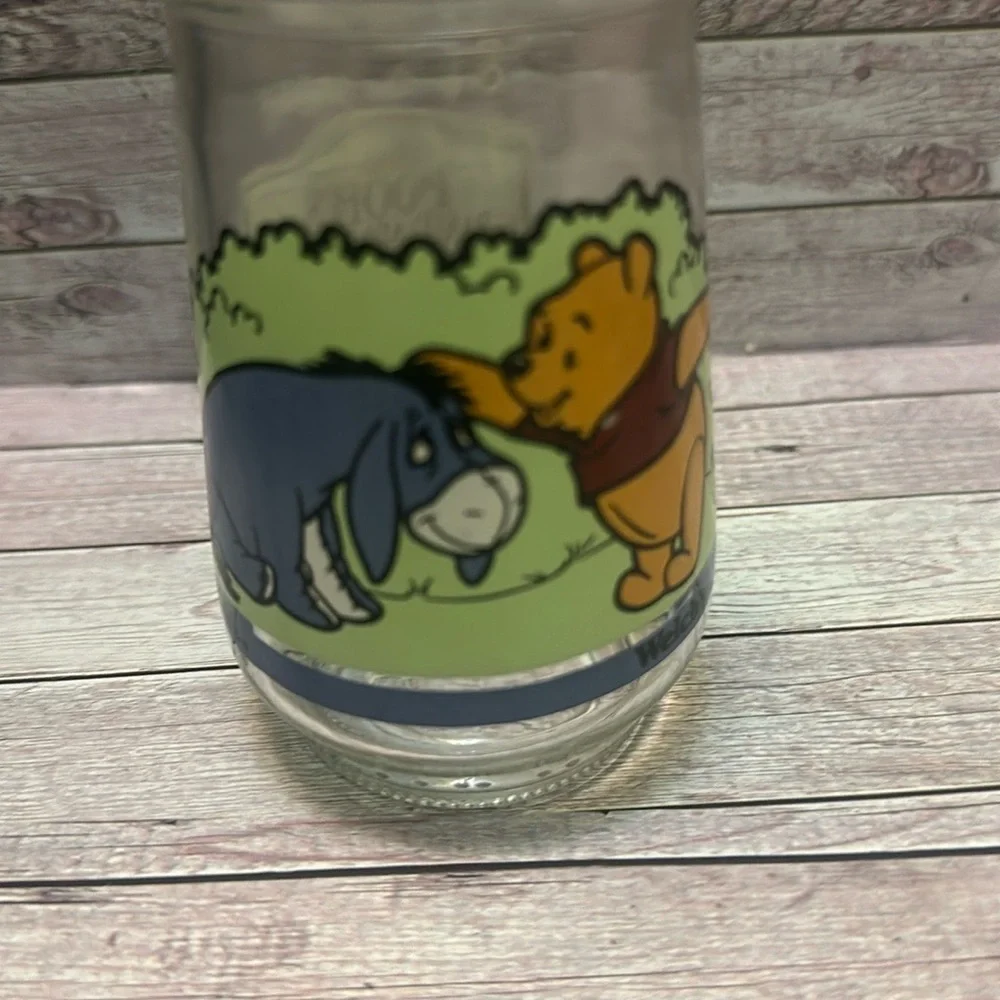 Winnie the Pooh Glass Tumbler - Clear vintage